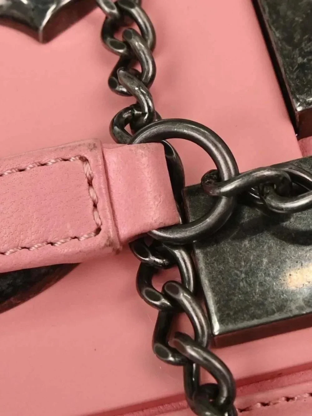 Chanel Pink Lambskin Boy Brick Flap Bag Shoulder Bag NQ04837
